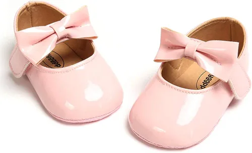 Miniatura 3 de Mocasines para bebé de princesa brillante Mary Jane vestidos zapatos de primera calidad ligeros suela suave zapatos para cuna zapatos para niños