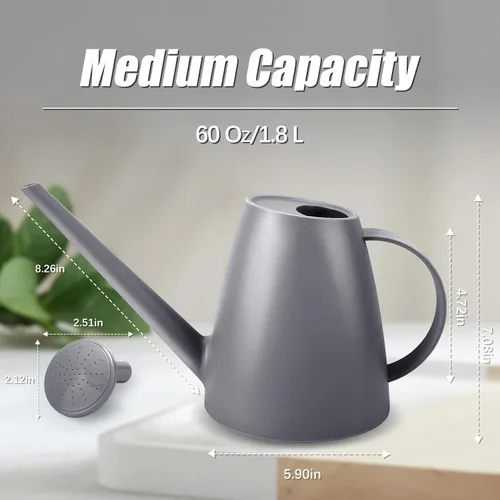 Miniatura 2 de Regadera para plantas de interior, pequeñas regaderas para plantas de casa, flor de jardín, lata de agua de boquilla larga para plantas de riego al