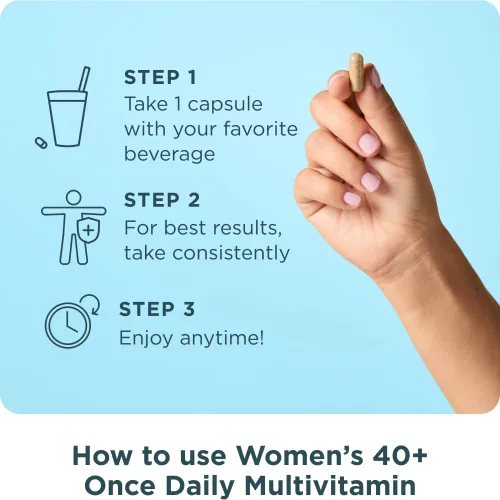 Miniatura 7 de Ancient Nutrition Multivitamínico para mujeres, Ancient Multi Women's 40+ Suplemento vitamínico una vez al día, vitamina B, vitamina C y vitamina
