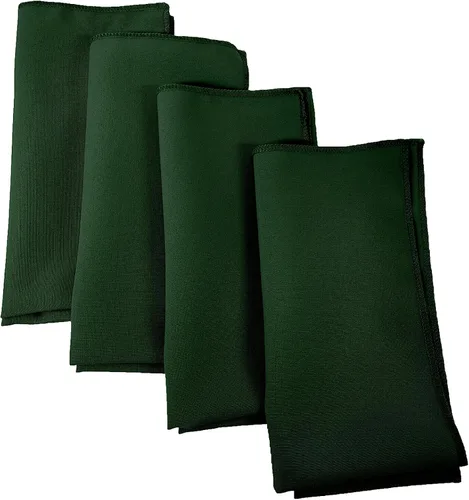 Miniatura 5 de LA Linen Paquete de 10 servilletas de popelina de poli, servilletas de tela suave, servilletas lavables y reutilizables, servilletas de mesa