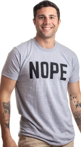 Miniatura 3 de Nope Camiseta divertida con sarcasmo sarcástico gruñón con mala actitud para papá hombre y mujer