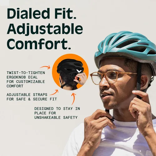 Miniatura 7 de Casco Retrospec Silas para Bicicleta de Carretera con 24 Ventilaciones y Luz de Seguridad LED Integrada - Protección Ciclista Ajustable para Adultos