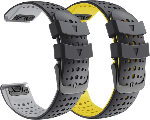 Miniatura 16 de NotoCity Correa de reloj de silicona de 0.866 in para Garmin Fenix 6, banda de ajuste rápido de 0.866 in para Fenix 8/8 Pro 1.850 in/Fenix 7/Fenix