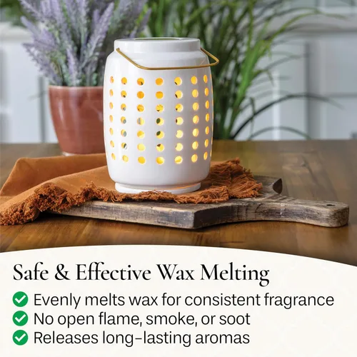 Miniatura 2 de Candle Warmers Calentador de iluminación de toldo Chelsea Lantern: úsalo con cualquier cera derretida