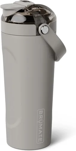 Miniatura 7 de BrüMate MultiShaker Botella Mezcladora Agitadora 100% A Prueba de Fugas Aislada de Acero Inoxidable Botella Agitadora de Proteínas y Pre Azul