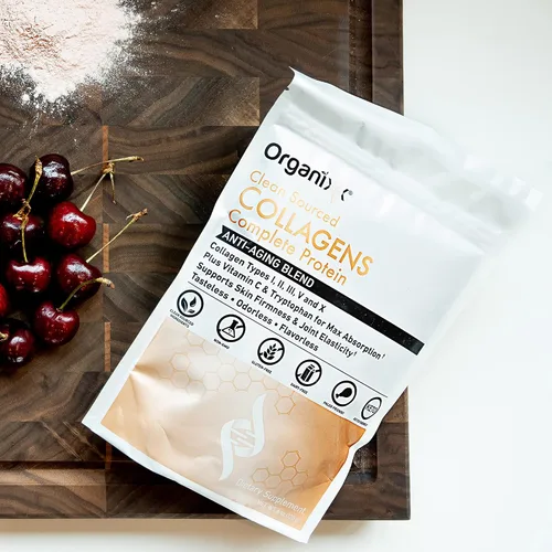 Miniatura 9 de Organixx Colágenos de origen limpio (20 porciones) y paquete Multi-Vita-Maxx (90 cápsulas), proteína con vitamina C y zinc más multivitamínico