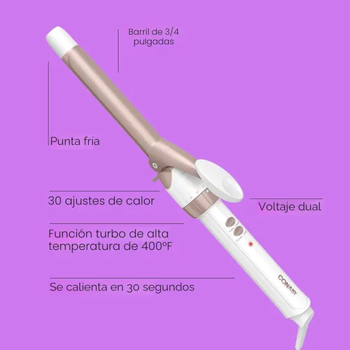 Miniatura 2 de Rizador Conair doble cerámica