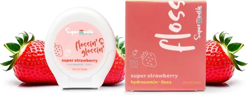 Miniatura 15 de SuperMouth® Hilo dental sin flúor, hilo dental expansible para eliminar la placa y soporte del esmalte, fórmula suave para niños, adultos y mujeres