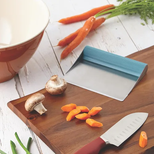 Miniatura 2 de Rachael Ray Cucina Tools & Gadgets - Raspador de banco, Agave Blue