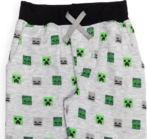 Miniatura 16 de Minecraft Paquete de 2 pantalones deportivos de forro polar para niños pequeños a grandes