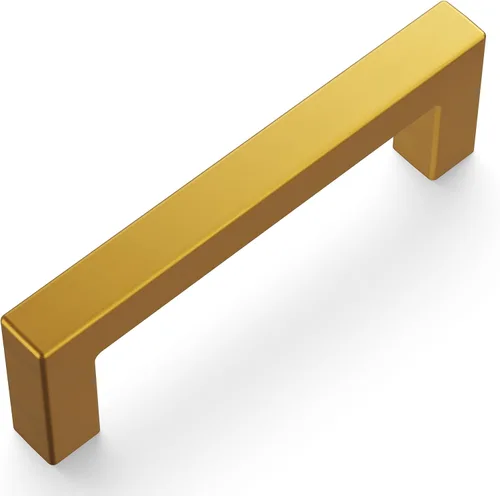 Miniatura 2 de Hickory Hardware - HH075326-BGB - Manija de la colección Skylight, 3 pulgadas de centro a centro, latón dorado cepillado.
