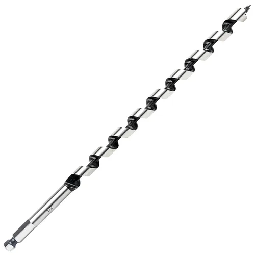 Miniatura 30 de Broca de taladro de 1-1/2 pulgadas x 9 pulgadas para madera, vástago hexagonal de 1-1/2 pulgadas, broca larga para madera suave y dura, plástico