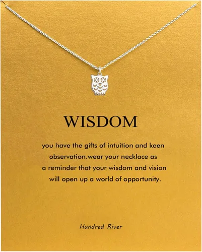 Miniatura 29 de Baydurcan - Collar de amistad con colgante de ancla, brújula y dije de elefante de la buena suerte, con tarjeta de mensaje y tarjeta de regalo