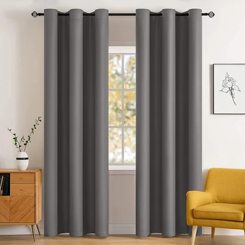 Miniatura 77 de MIULEE Cortinas opacas para dormitorio o sala de estar, juego de 2 paneles de cortina para ventana con aislamiento térmico y bloqueo de luz