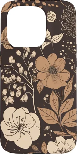Miniatura 14 de Hazelnut Brown Wildflower Floral Flower Design Case for iPhone 17
