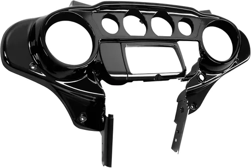 Miniatura 10 de Green-L Carenado exterior de murciélago superior negro vívido con acento de ventilación para Harley Touring Electra Glide Street Glide Ultra Limited