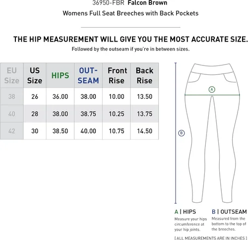 Miniatura 3 de HORZE Pantalones de asiento completo para mujer con bolsillos traseros