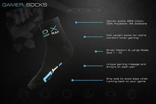 Miniatura 6 de Calcetines de juego Do not molestar Im Gaming Socks para hombres, niños y adolescentes, regalos para jugadores, calcetines divertidos y regalos