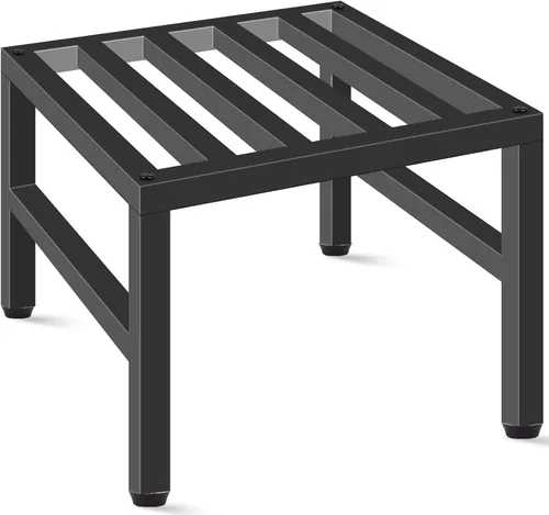 Soporte para plantas para interiores y exteriores, soporte de pedestal de hierro forjado resistente, soporte de metal para plantas de interior y