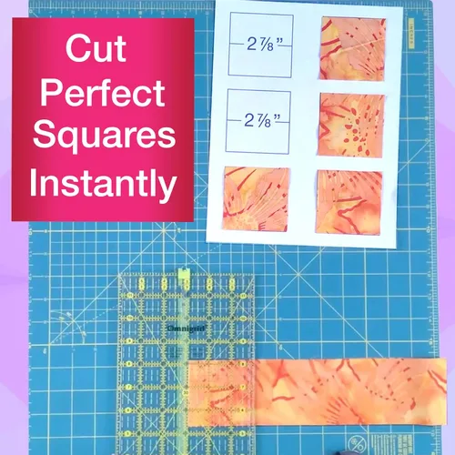 Miniatura 5 de Guidelines4Quilting Perfect4Pattern - Juego de 6 guías de costura, elimina las conjeturas de cuadrar, cortar y coser la tela con precisión, juego