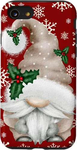 Miniatura 18 de Aesthetic Snowflake Cute Winter Gnome for Christmas Grandma Case for iPhone 17