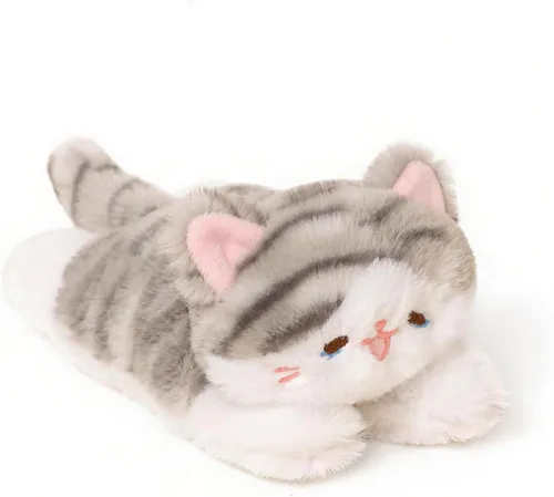 Miniatura 12 de PEACH CAT Perro salchicha de peluche de perro pequeño, juguetes de peluche para cachorros, regalos de cumpleaños para niños