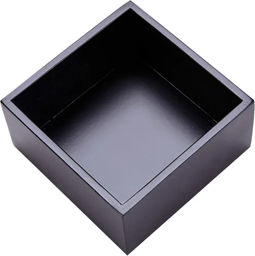 Miniatura 11 de Caja organizadora de bambú para guardar ropa y joyas Caddy Cajas organizadoras cuadradas Cajas de almacenamiento de madera para snacks y nueces