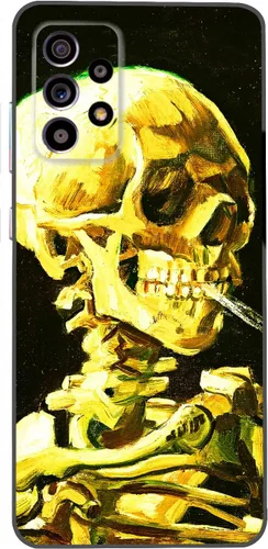 Miniatura 7 de Berkin Arts Wassily Kandinsky - Funda de silicona compatible con Samsung Galaxy A52 5G 4G/A52S 5G, color campo colorido Moongate (varios círculos)