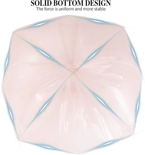 Miniatura 5 de 5 rollos de bolsas de basura pequeñas, bolsas de basura desechables de material fino fuerte de 4 galones, bolsas de basura de plástico duraderas 200