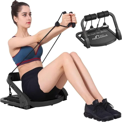 Miniatura 2 de Máquina de Abdominales Equipo de Entrenamiento Abdominal Máquina de Sentadillas y Equipo de Ejercicio Máquina de Abdominales para Entrenamiento
