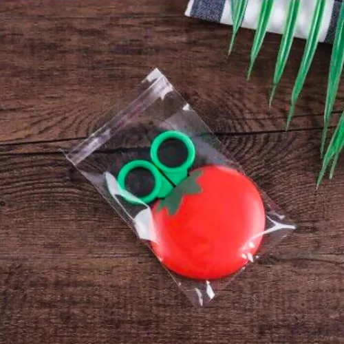 Miniatura 5 de Bolsa de celofán autoadhesiva de 3 x 3 pulgadas, 300 bolsas de celofán transparentes de 2 mil de pulgada de diámetro, cuadradas de cristal, OPP