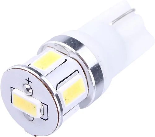 Miniatura 8 de Unidades Alla Lighting T10 Wedge 194 168 2825 W5W CANBU focos de luz LED sin errores, blanco brillante, alta potencia 5730 -SMD., Blanco