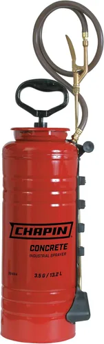 Chapin 19494 Fabricado en EE. UU. Pulverizador industrial de cabeza abierta Tri-Poxy de 3,5 galones para aplicaciones de hormigón profesional,