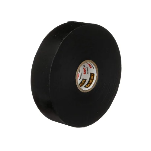 3M Scotch Linerless - Cinta eléctrica de empalme sin revestimiento 130C para cables y alambres, 2,5 cm x 9,14 m, con respaldo de goma, autofusible,