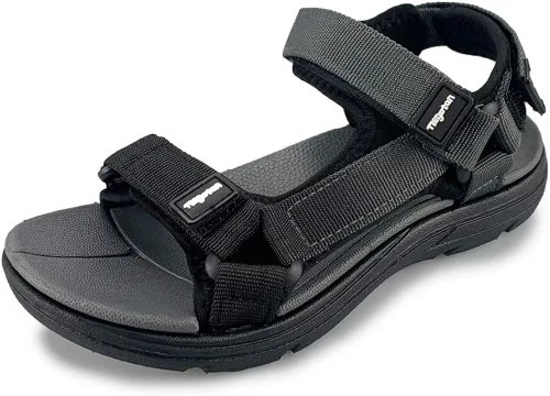 Miniatura 2 de TISGOTAN Sandalias de verano para niños, sandalias de senderismo con correas ajustables para niños pequeños y grandes