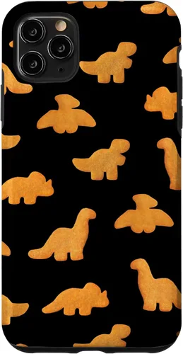 Miniatura 13 de Patrón de pepitas de pollo para iPhone XR Dinos Estuche negro realista divertido Dino