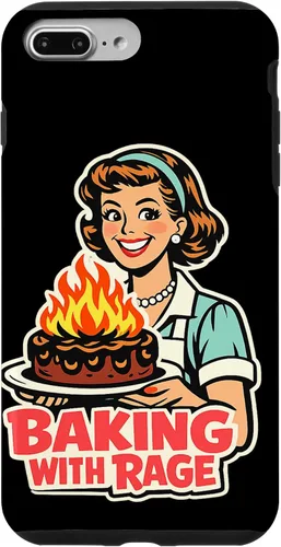 Miniatura 12 de Baking with Rage Retro 1950s Housewife Pop Art Humor Case for iPhone 17