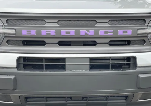 Miniatura 16 de Superposiciones de letras de rejilla - Compatible con Bronco Sport 2021-2026