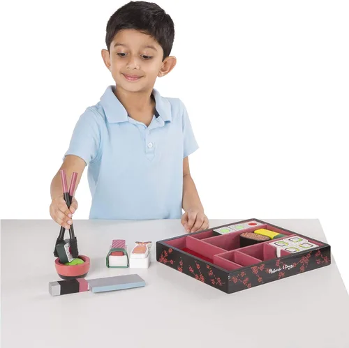Miniatura 3 de melissa & doug juego de sushi de madera , Versión estándar, Multicolor