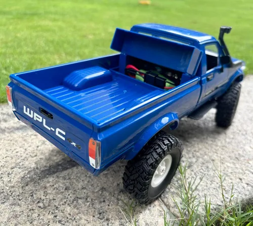 Miniatura 8 de RC Crawler WPL C24 RC Rock Crawler RC Camión 4x4 Todo Terreno RTR, Camión de Control Remoto a Escala 1/16 Todo Terreno 2.4 Ghz con Dirección