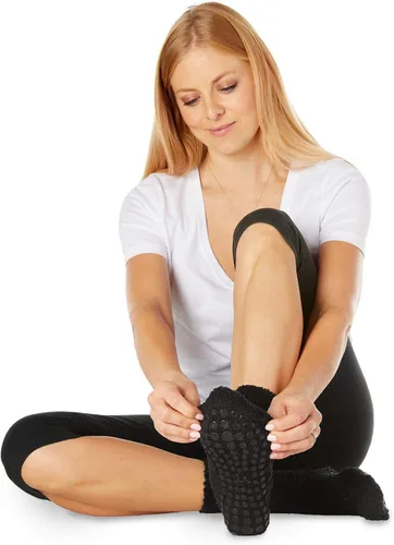 Miniatura 6 de LA ACTIVE Non Slip Yoga Grip Socks - Barre Ballet Pilates Athletic Socks for Men and Women