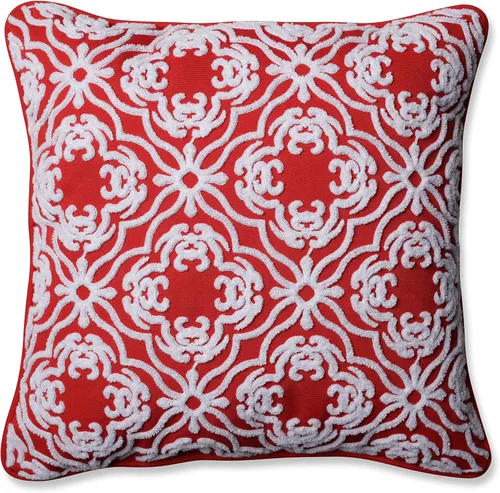Miniatura 32 de Pillow Perfect Trellis - Almohadas para interiores y exteriores, 2 unidades, lumbares, 11.5 x 18.5 pulgadas, color negro