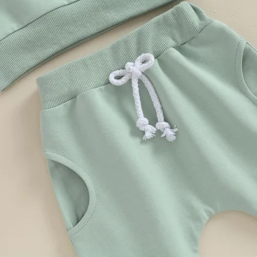 Miniatura 24 de FYBITBO 2 piezas de ropa de otoño e invierno para bebé niña, sudadera con capucha y pantalones de camuflaje, conjuntos de ropa