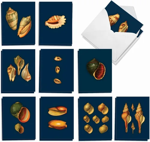 Miniatura 12 de The Best Card Company Juego de 20 tarjetas de notas en blanco surtidas de 4 x 5.12 pulgadas con sobres para hombres, mujeres (diseños de 10 x 2)