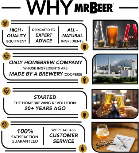Miniatura 4 de Kit Mr. Beer de repuesto para elaboración de cerveza casera, Oktoberfest Lager, paquete de de 1, Not Applicable