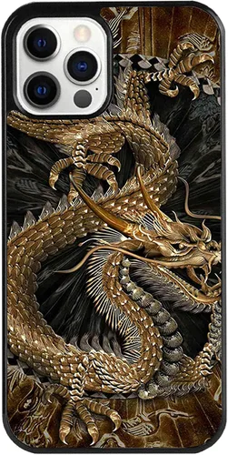 Miniatura 38 de Funda para iPhone Air - Funda de teléfono con patrón de dragón dorado chino - Funda de TPU con protección de absorción de impactos