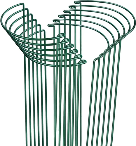 Miniatura 11 de LEOBRO 12 soportes para plantas, jaulas y soportes de peonía, estacas para plantas, estacas de soporte para plantas de interior, plantas al aire