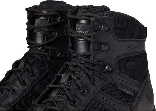 Miniatura 6 de Thorogood Deuce - Botas tácticas negras impermeables de 6 pulgadas con cremallera lateral para hombres y mujeres con puntera de seguridad compuesta