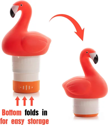 Miniatura 4 de XY-WQ Flotador de cloro, dispensador de cloro flotante para piscina, se adapta a tabletas de 1 y 3 pulgadas para piscinas grandes y pequeñas