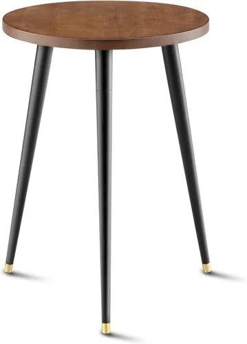 KINNARY Soporte para plantas de interior, mesa de madera de mediados de siglo para macetas, soporte alto de metal resistente, decoración moderna del